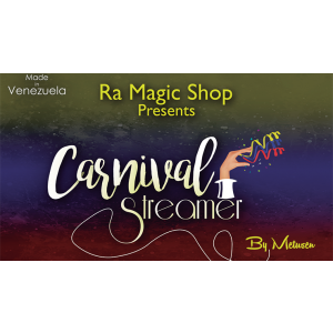 Carnival Streamer Christmas (Red, White and Green) by Ra Magic - Trick