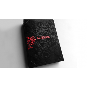 Agenda Black Playing Cards