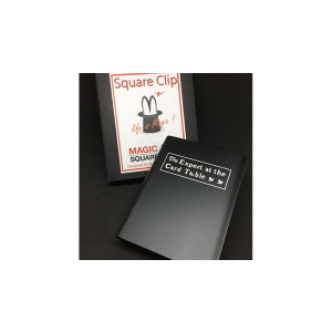 Expert At The Card Table Card Clip (Black) by Magic Square - Trick