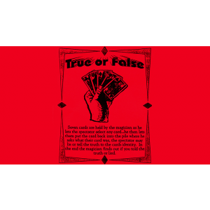 True or False by Ickle Pickle - Tricks