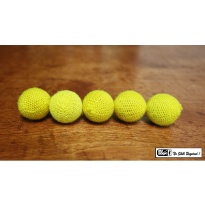 Crochet 5 Ball combo Set (1"/Yellow) by Mr. Magic - Trick