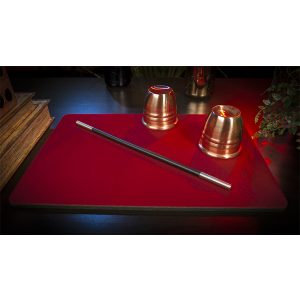 Deluxe Close-Up Pad 11X16 (Red) by Murphy's Magic Supplies - Trick