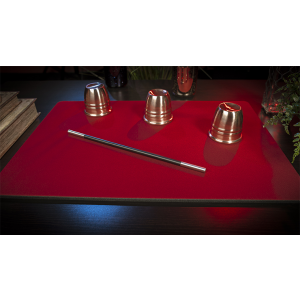 Deluxe Close-Up Pad 16X23 (Red) by Murphy's Magic Supplies - Trick