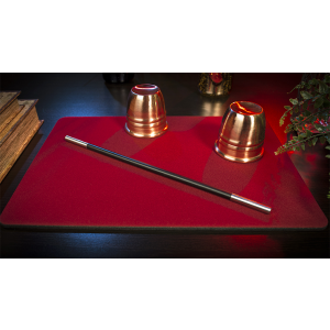 Standard Close-Up Pad 11X16 (Red) by Murphy's Magic Supplies - Trick