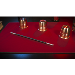 Standard Close-Up Pad 16X23 (Red) by Murphy's Magic Supplies - Trick