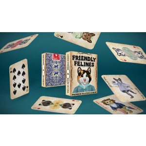 Friendly Feline Playing Cards