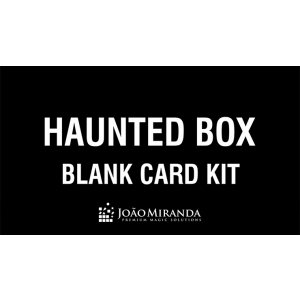 Blank Card Kit for Haunted Box by João Miranda - Trick
