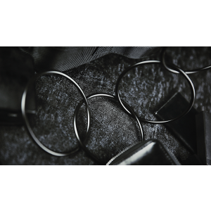 4" Linking Rings (Black) by TCC - Trick