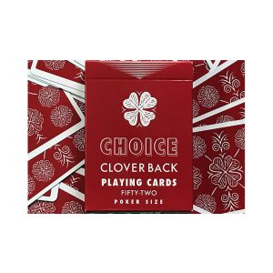 Choice Cloverback (Red) Playing Cards
