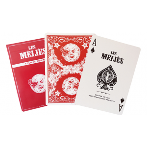 Les Méliés Red Eclipse Playing Cards by Pure Imagination Projects