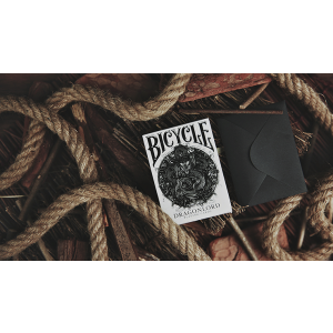 Bicycle Dragonlord White Edition Playing Cards (Includes 5 Gaff Cards)