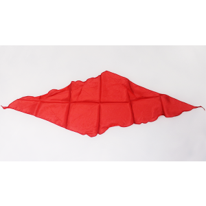 Diamond Cut Silk 24 inch (RED) by Magic by Gosh - Trick