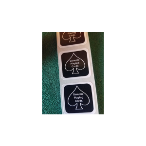 BLACK New Deck Stickers (100 SEALS)