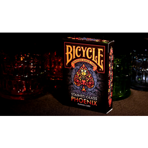 Bicycle Stained Glass Phoenix Playing Cards