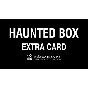 Haunted Box Extra Gimmicked Card (Blue) by João Miranda Magic - Trick