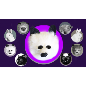 White Fox Spring Animal by Magic Masters - Trick