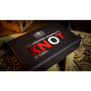 Amazing Acrobatic Knot w/xtra knot Red and White (Gimmicks and Online Instructions) by Daryl - Trick