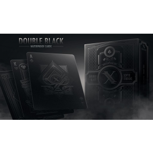 Double Black Waterproof Playing Cards