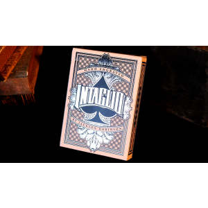 Intaglio Blue Playing Cards by Jackson Robinson