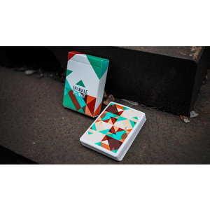 Sparkle Point (Green) Playing Cards
