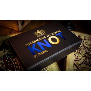 Amazing Acrobatic Knot w/xtra knot Blue and Yellow (Gimmicks and Online Instructions) by Daryl - Trick