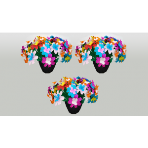 3 FLOWER POTS FROM FRAME by Tora Magic - Trick