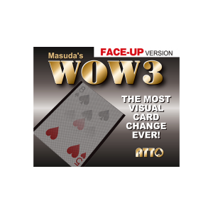 WOW 3 Face-Up (Gimmick and Online Instructions) by Katsuya Masuda - Trick