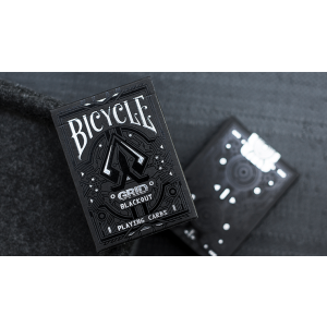 Limited Edition Bicycle Grid Blackout Playing Cards