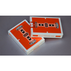 Gemini Casino Orange Playing Cards by Toomas Pintson