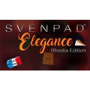 SvenPad® Elegance Rhodia® Edition (Single, Black Cover) - Trick