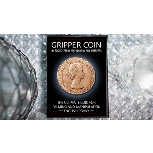 Gripper Coin (Single/English Penny) by Rocco Silano - Trick