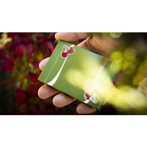 Cherry Casino (Sahara Green) Playing Cards by Pure Imagination Projects