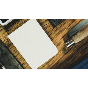 Litchi Grain Leather Clip (Ivory) by TCC