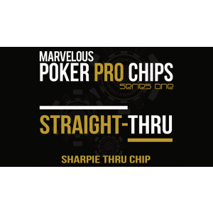 Straight Thru - Sharpie Thru Chip (Gimmicks and Online Instructions) by Matthew Wright - Trick
