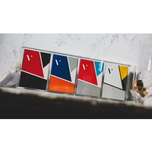 Crystal Playing Card Display 4 Deck Case by TCC