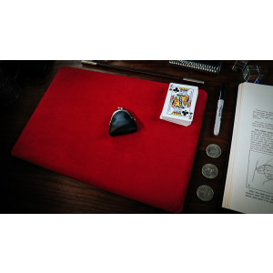 Suede Leather Small Pad (Red) by TCC - Trick