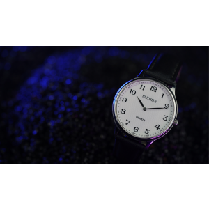 Infinity Watch V3 - Silver Case White Dial / STD Version (Gimmick and Online Instructions) by Bluether Magic - Trick