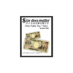 Size Does Matter J-YEN (Gimmicks and Online Instruction) by Juan Pablo Magic