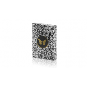 Limited Edition Butterfly Playing Cards Marked (Black and Gold) by Ondrej Psenicka