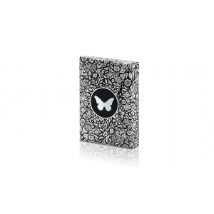 Limited Edition Butterfly Playing Cards (Black and Silver) by Ondrej Psenicka