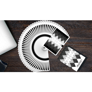 Diamon Playing Cards N° 10 Black and White by Dutch Card House Company