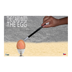 THE CARD INTO THE EGG (Gimmicks and Online Instructions) by Alan Alfredo Marchese and Aprendemagia