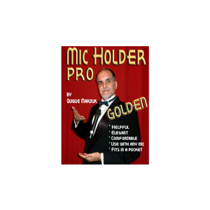 Pro Mic Holder (Golden) by Quique marduk - Trick