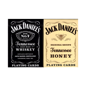 Jack Daniel's Black/Honey Set Playing Cards by USPCC