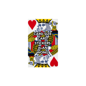 POKER Size Card Stickers by Alan Wong - Trick