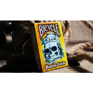 Bicycle Club Tattoo (Orange) Playing Cards