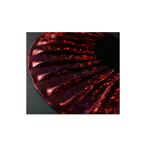 Appearing SnowStorming Fan V2 (Red Hologram) by Victor Voitko (Gimmick and Online Instructions) - Trick