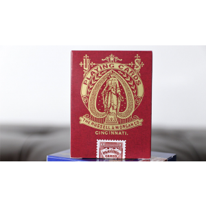 Limited Late 19th Century Square Faro (Red) Playing Cards