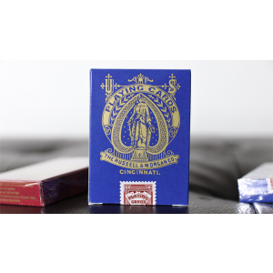 Limited Late 19th Century Square Faro (Blue) Playing Cards