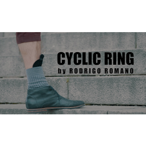 CYCLIC RING (Black Gimmick and Online Instructions) by Rodrigo Romano - Trick